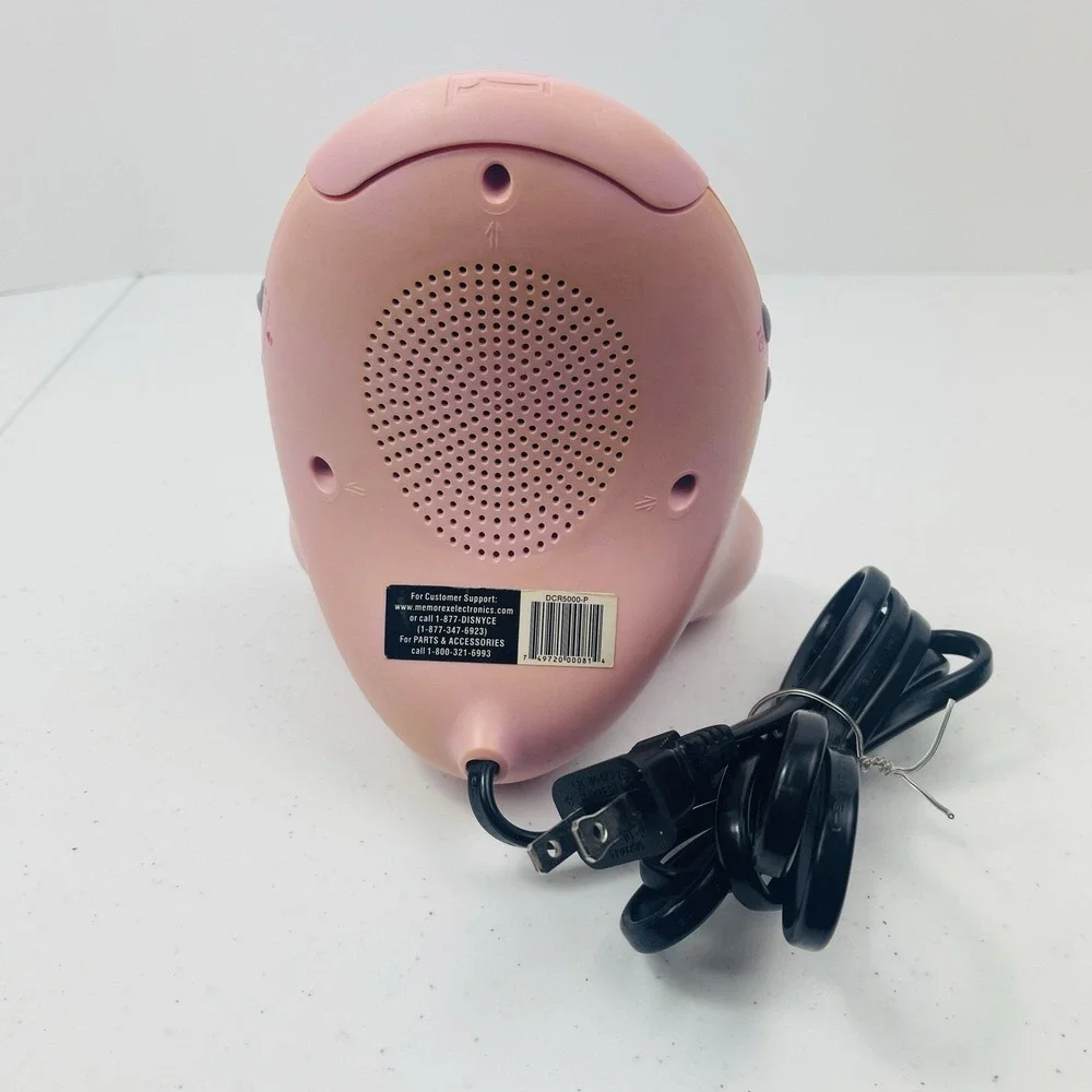Disney Mickey Mouse Model DCR5000-P Digital Clock AM FM Radio with Alarm